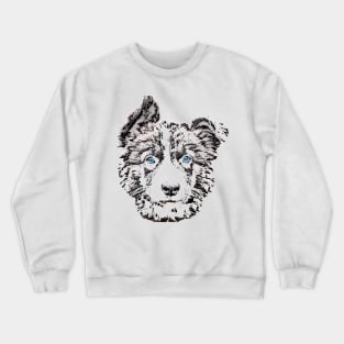 Border Collie Puppy Crewneck Sweatshirt